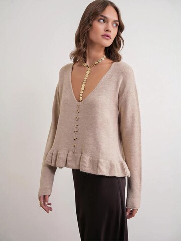 Pullover di MixRay in beige