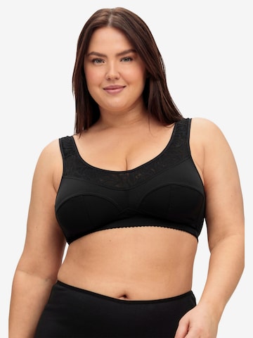 SHEEGO Bra in Black: front