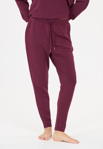 Athlecia Tapered Sports trousers 'Jacey' in Red: front
