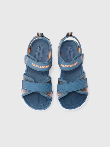 Skechers Kids Buty otwarte 'MICROSPEC-SPLASH' w kolorze niebieski