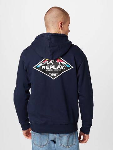 REPLAY Sweatshirt in Blau