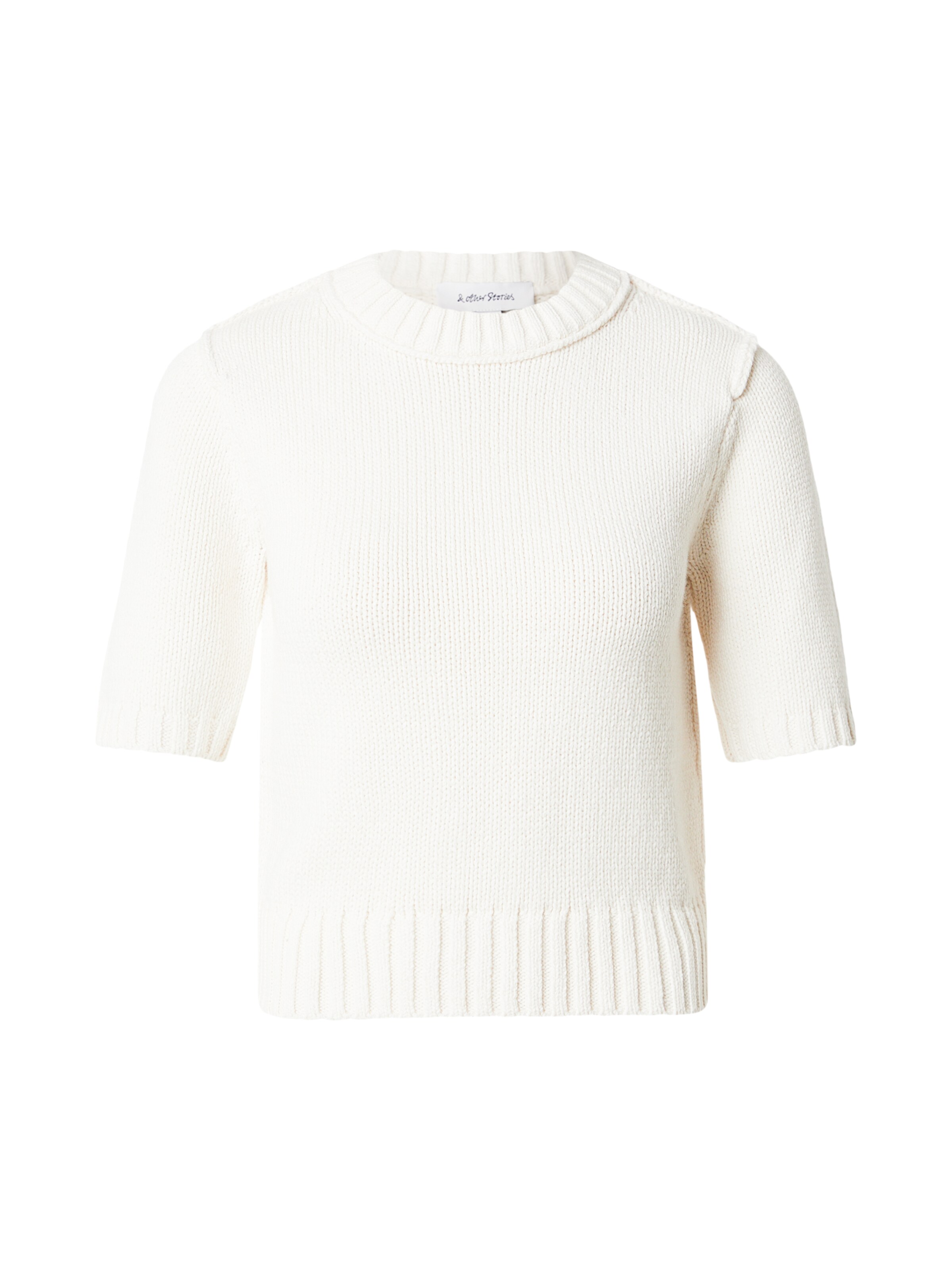 & Other Stories Pull-over en blanc naturel, Vue avec produit