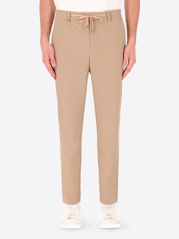 Regular Pantalon fonctionnel 'York High-Perform12 Active' Distretto12 en beige : devant