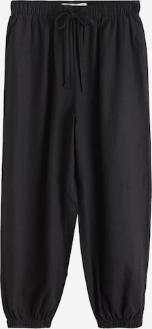 Loosefit Pantalon Next en noir : devant