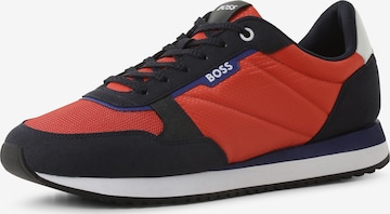 BOSS Black Sneakers 'Kai' in Red: front