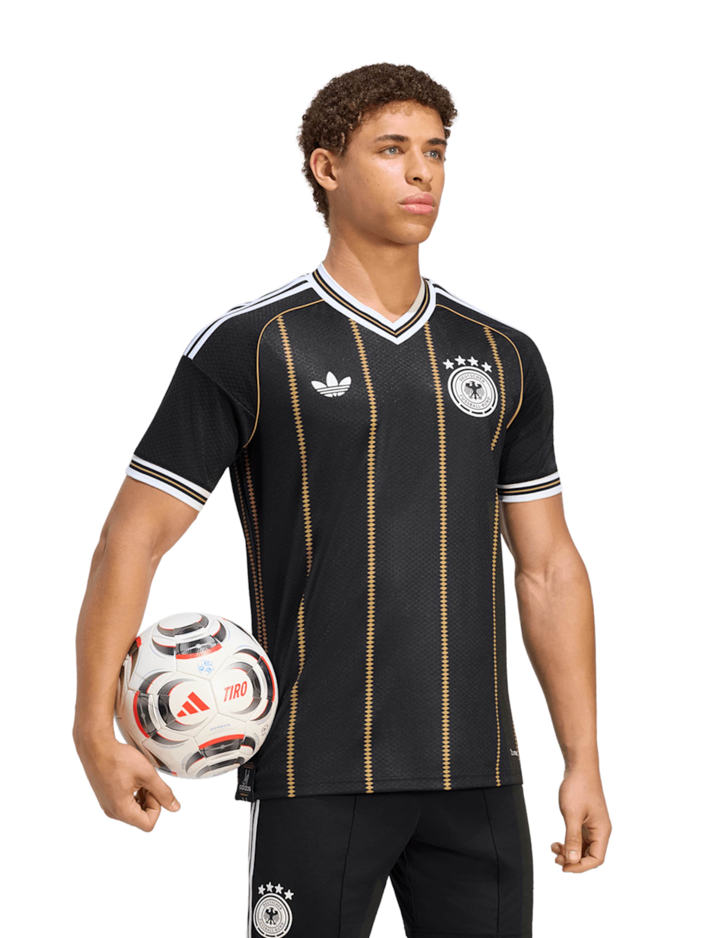 ADIDAS ORIGINALS Jersey 'DFB 3rd' in Black: front