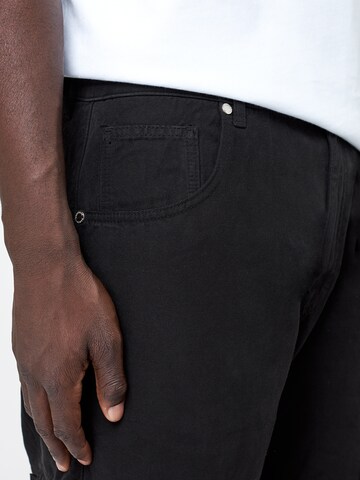 EIGHTYFIVE Loose fit Cargo Jeans in Black