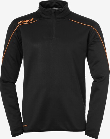 UHLSPORT Athletic Sweatshirt in Black: front