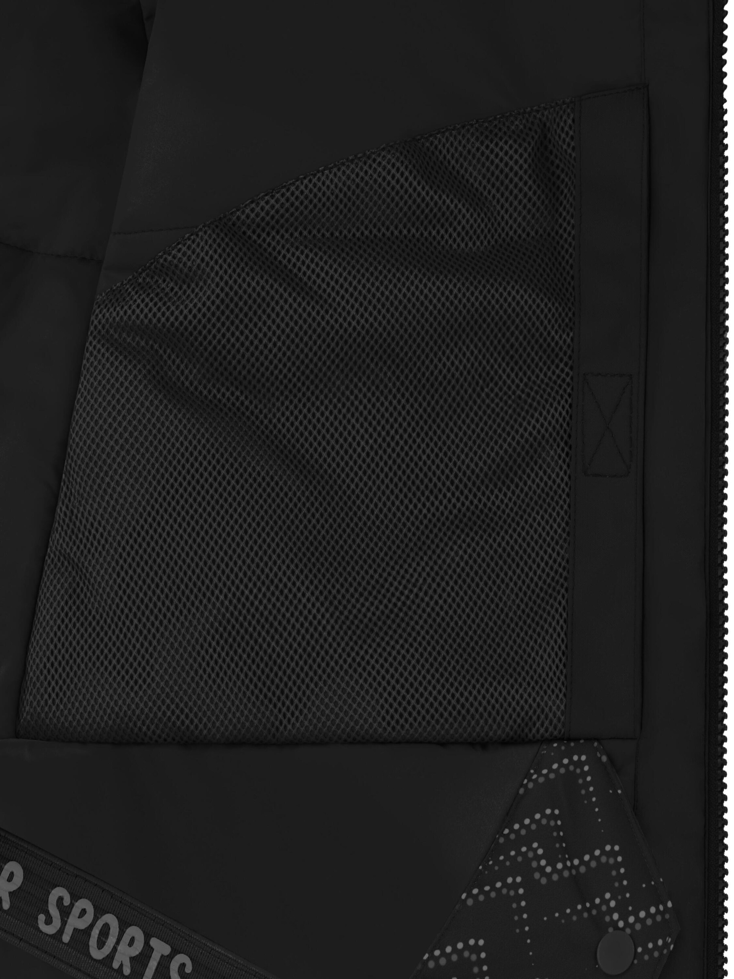 normani Winterjas 'Dawson' in Zwart