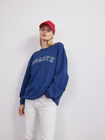 BEARTH Sweatshirt 'College Stick' in Blue
