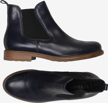 Tamaris Stiefelette 39 in Blau: Vorderseite