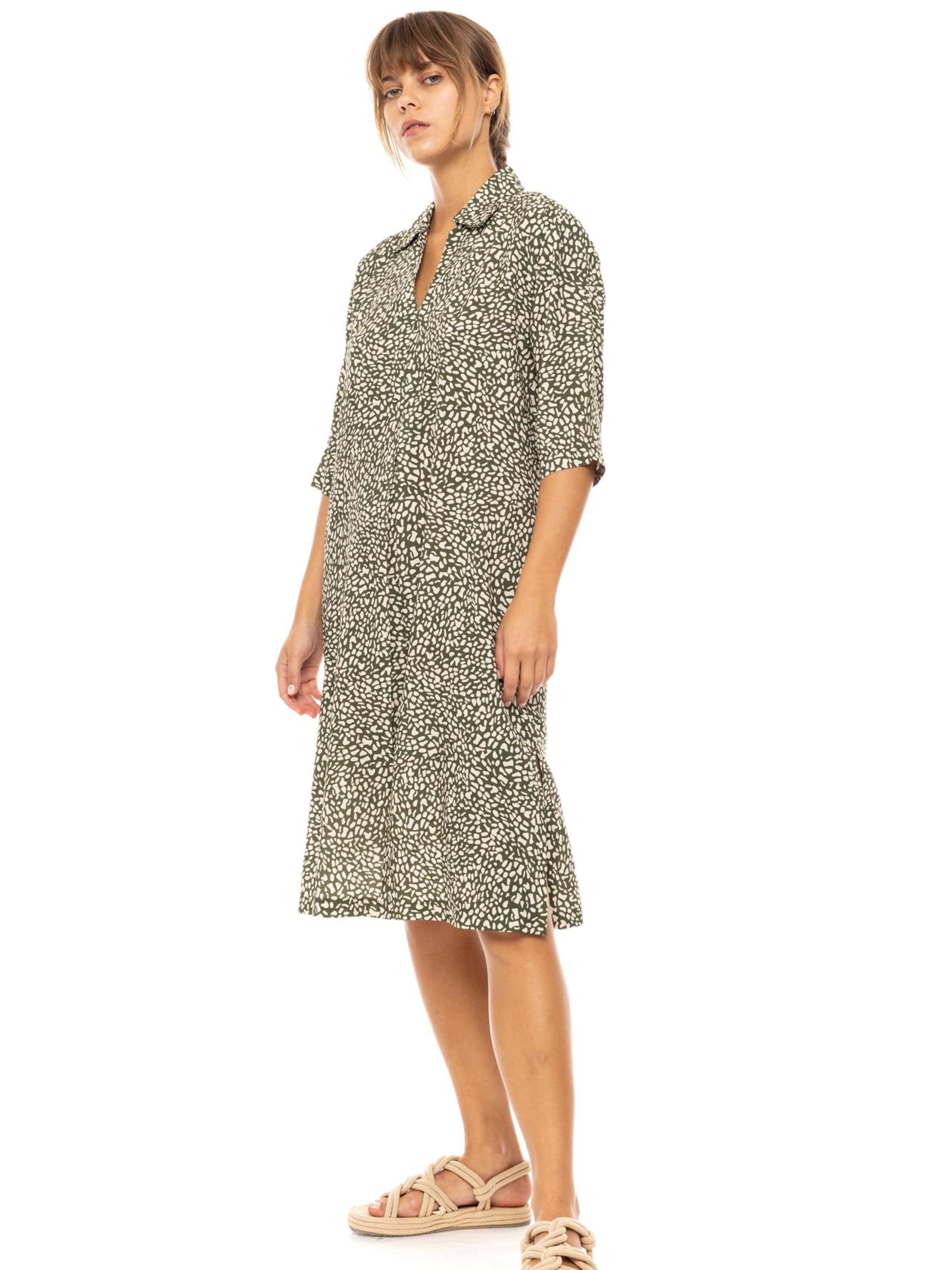 Pink Label Dress in Green
