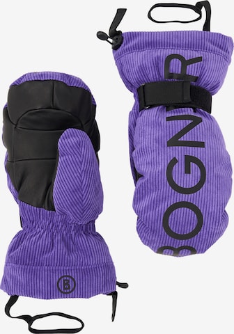 BOGNER Fäustlinge 'Orella' in Lila: Vorderseite