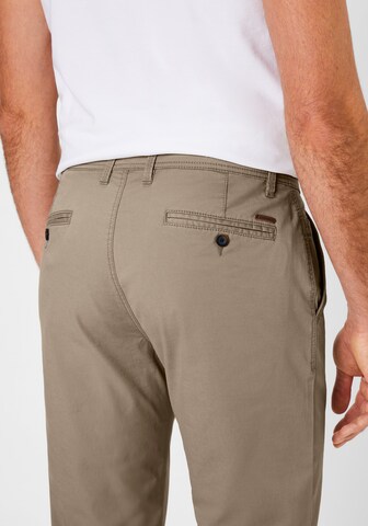REDPOINT Slimfit Chinohose 'Odessa Relax' in Beige