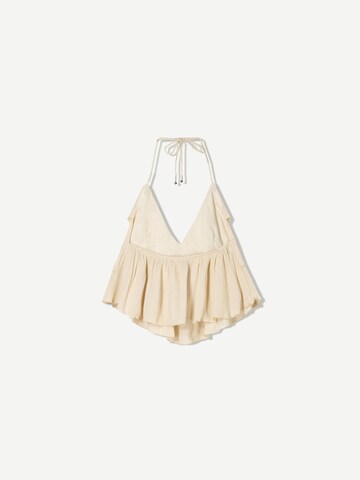 Bershka Top – béžová