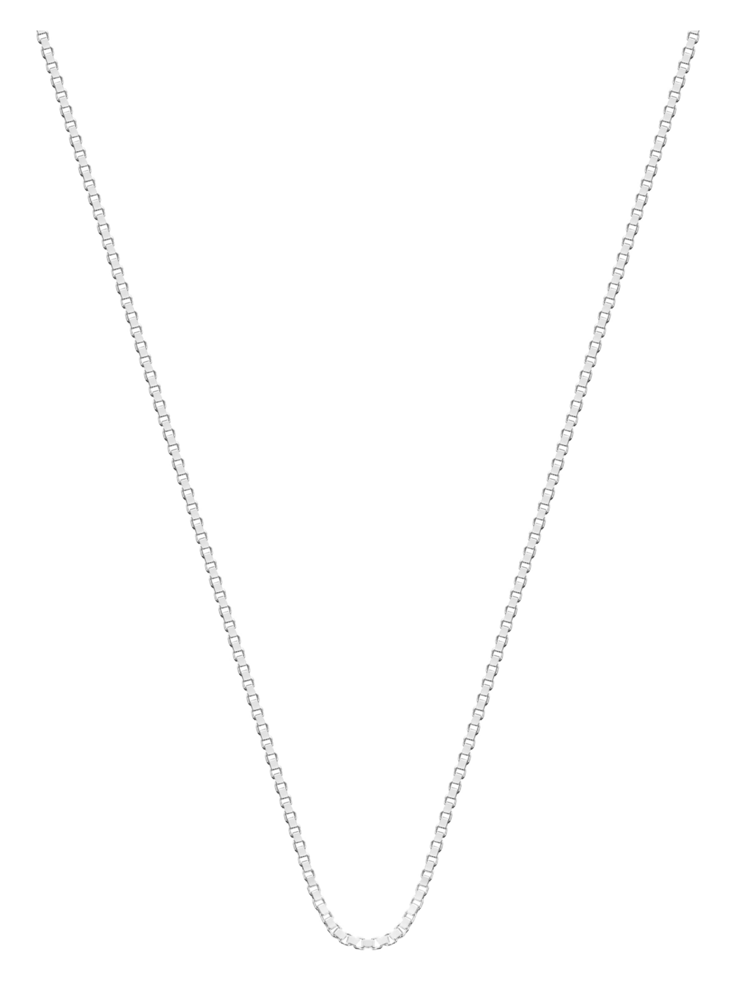 Lucardi Kette 'Basic' in Silber: Vorderseite