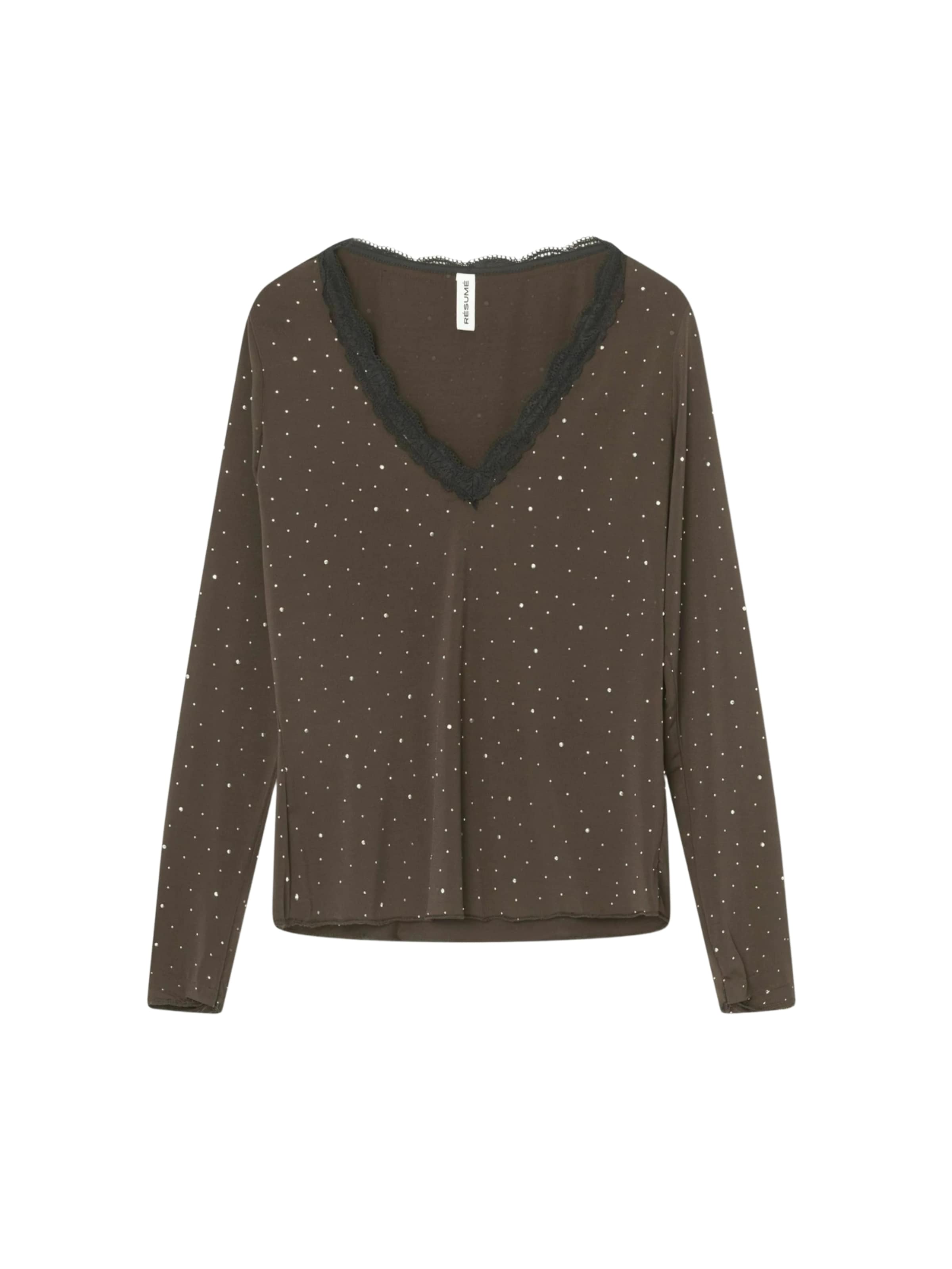 Maglietta ' HoneyRS ' di Résumé in marrone: frontale