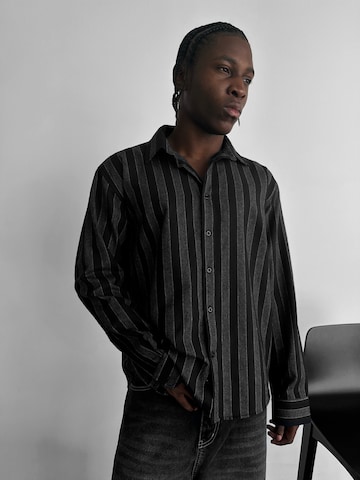 Comfort fit Camicia di Kleidermafia in grigio: frontale