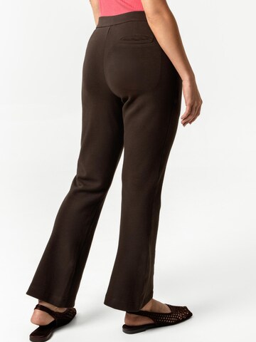 Living Crafts Flared Pants 'ALOU' in Brown