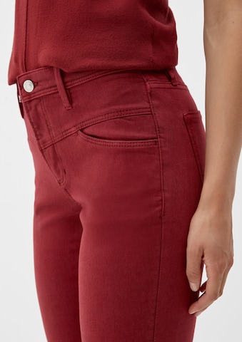 s.Oliver Slimfit Jeans in Rood