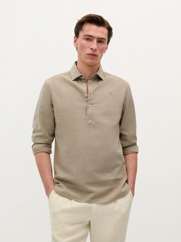 Scalpers Polera Colors Shirt ' ' in Beige