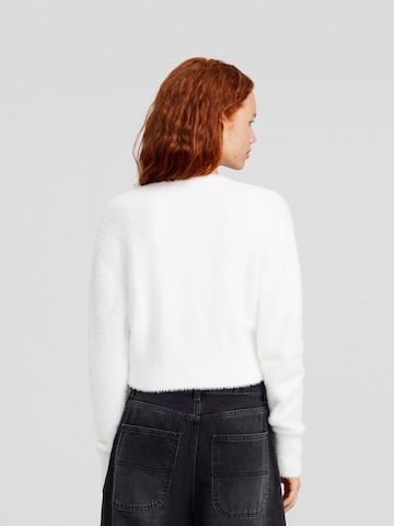 Cardigan Bershka en blanc