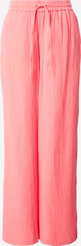 QS Wide Leg Housut värissä punainen: etupuoli