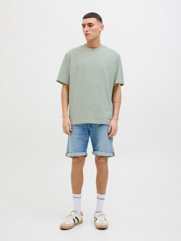 JACK & JONES Shirt 'JCOPACER STRUCTURE TEE' in Groen