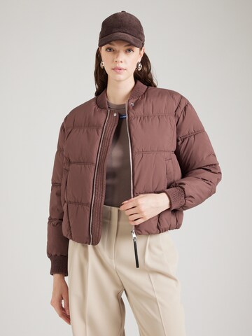HUGO Between-season jacket 'Federella-1' in Brown: front