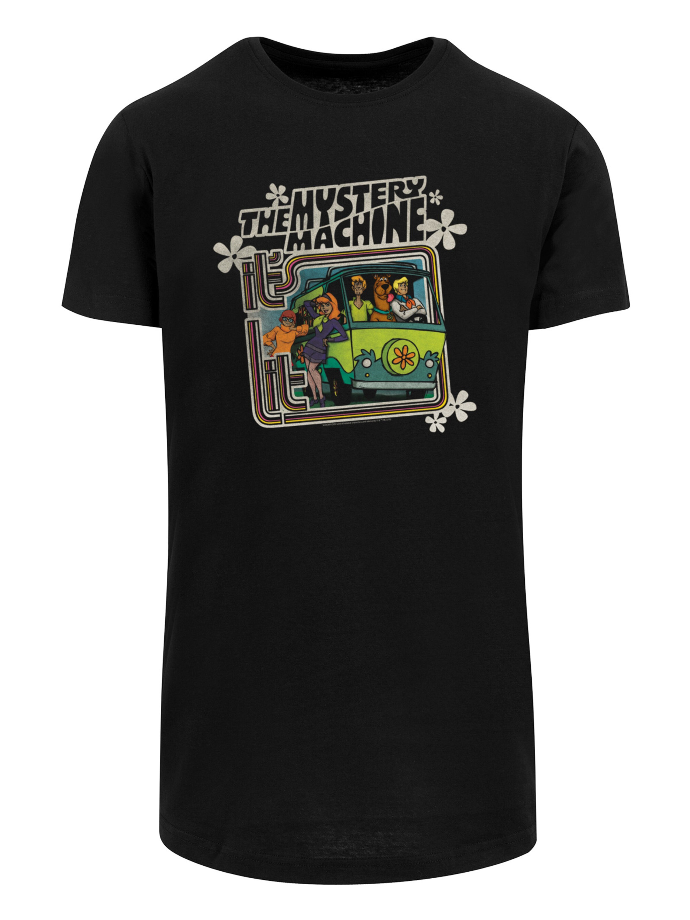 T-Shirt 'Mystery Machine Van Bus' F4NT4STIC en noir : devant