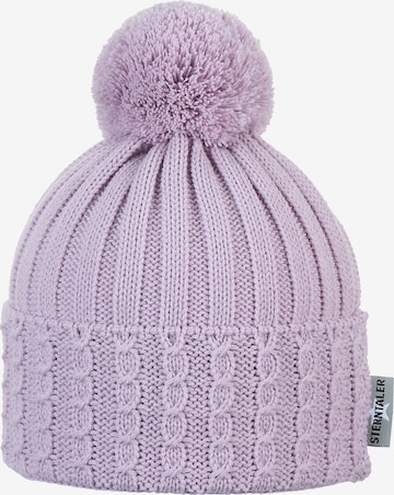 STERNTALER Beanie in Purple: front