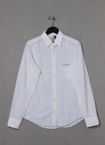 BOSS Button Up Shirt in S in White: front