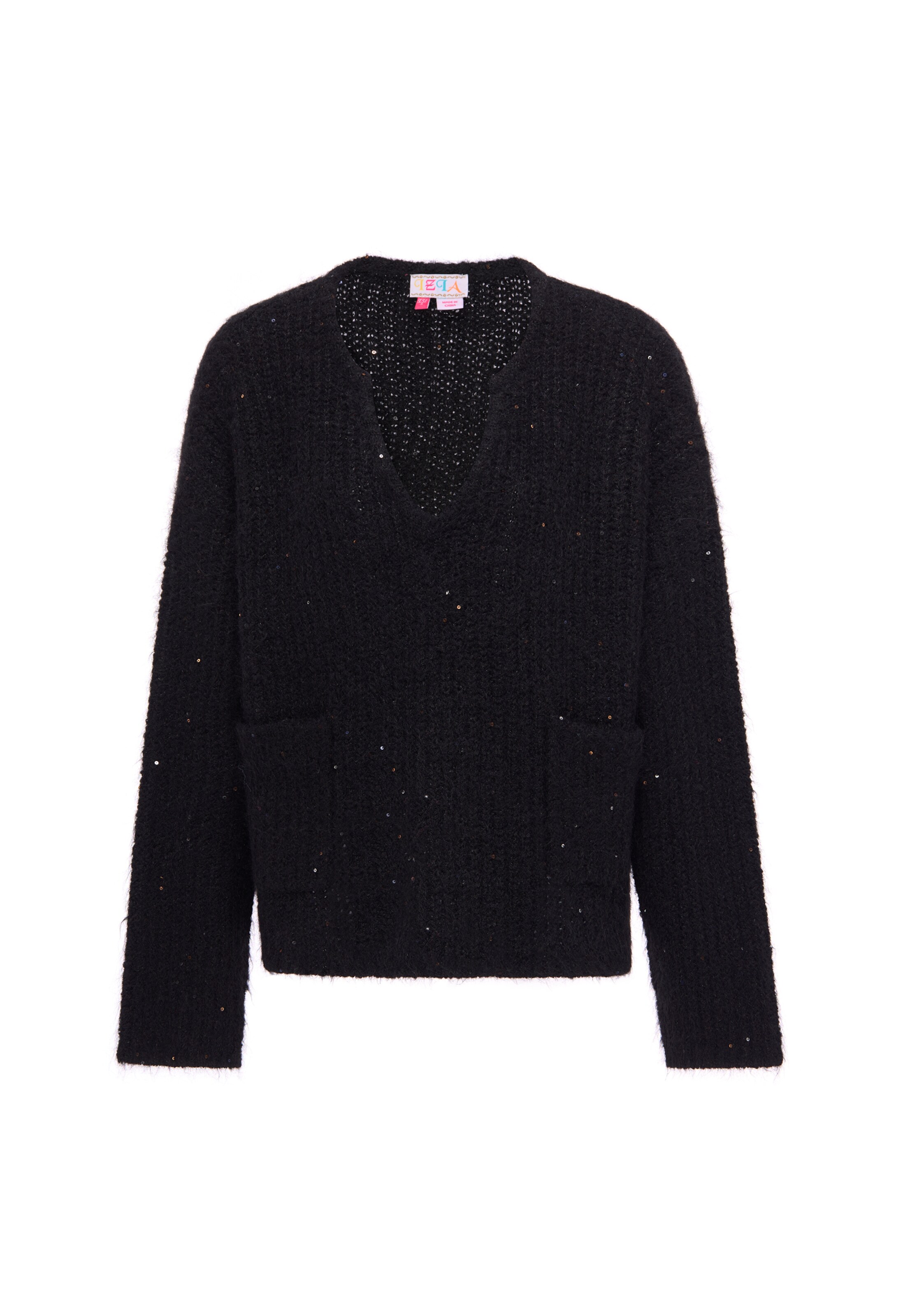 IZIA - Jersey en negro: frente