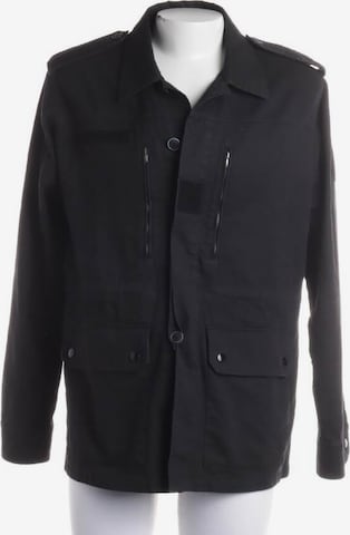 Saint Laurent Jacket & Coat in L-XL in Black: front