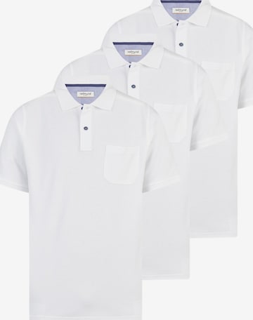 redmond Shirt 'Basic' in Weiß: Vorderseite