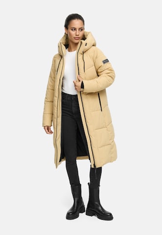 NAVAHOO Vinterkappa 'Schokokuss XIV' i beige