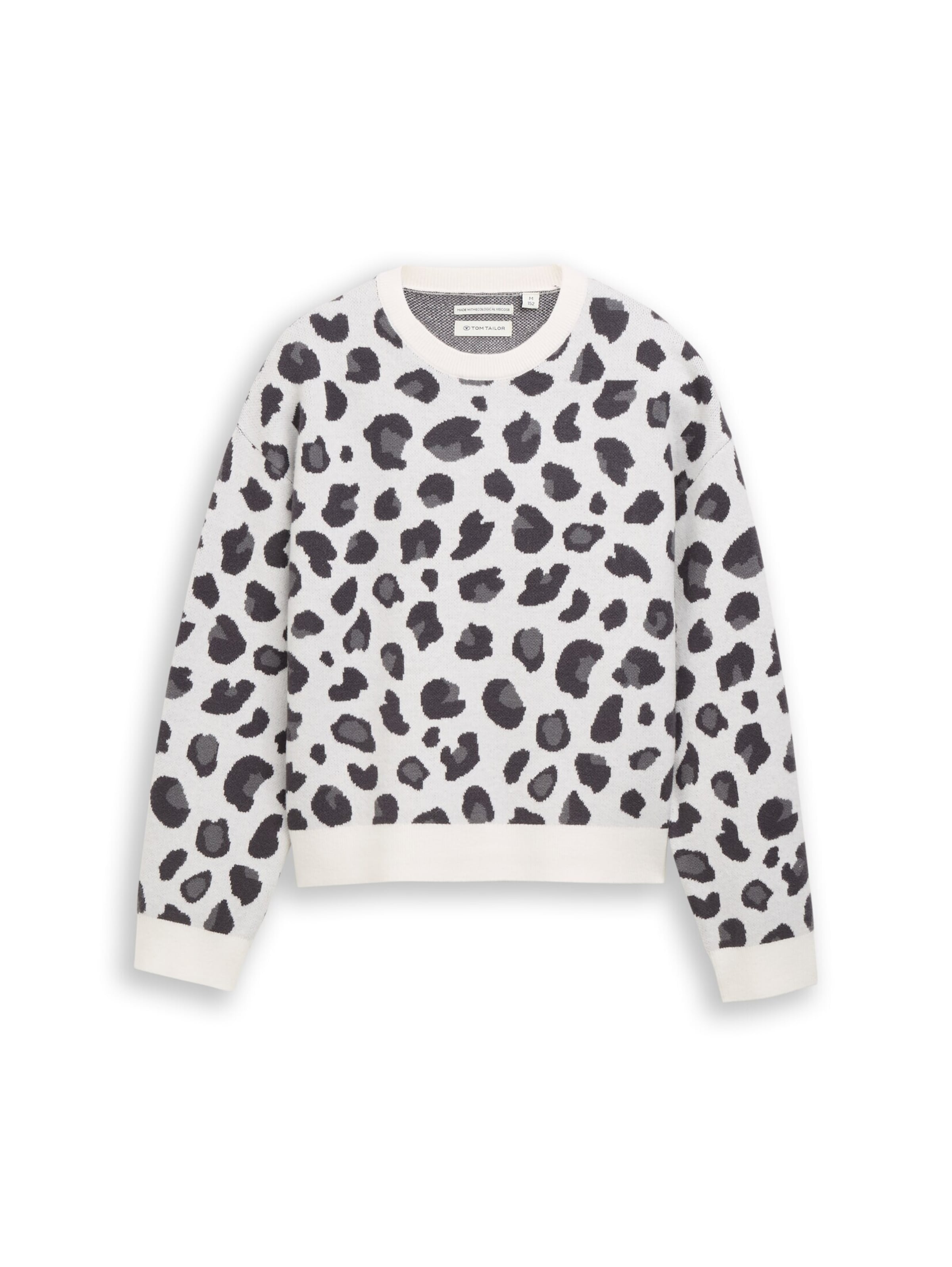 TOM TAILOR Pullover in Weiß: Vorderseite