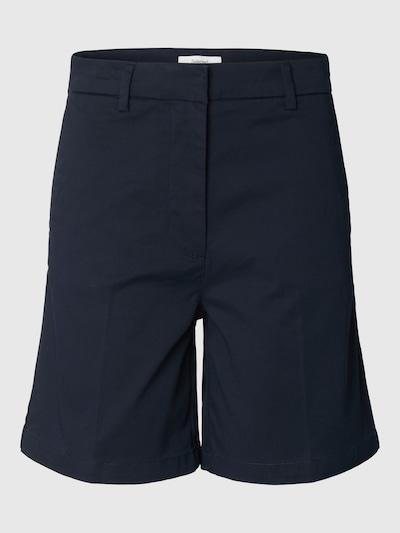 SELECTED Lærredsbukser i marin, Produktvisning