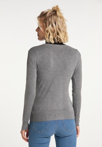 usha BLUE LABEL Knit Cardigan in Grey