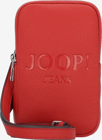 JOOP! Jeans Smartphonehoesje 'Lettera Bianca' in Rood: voorkant