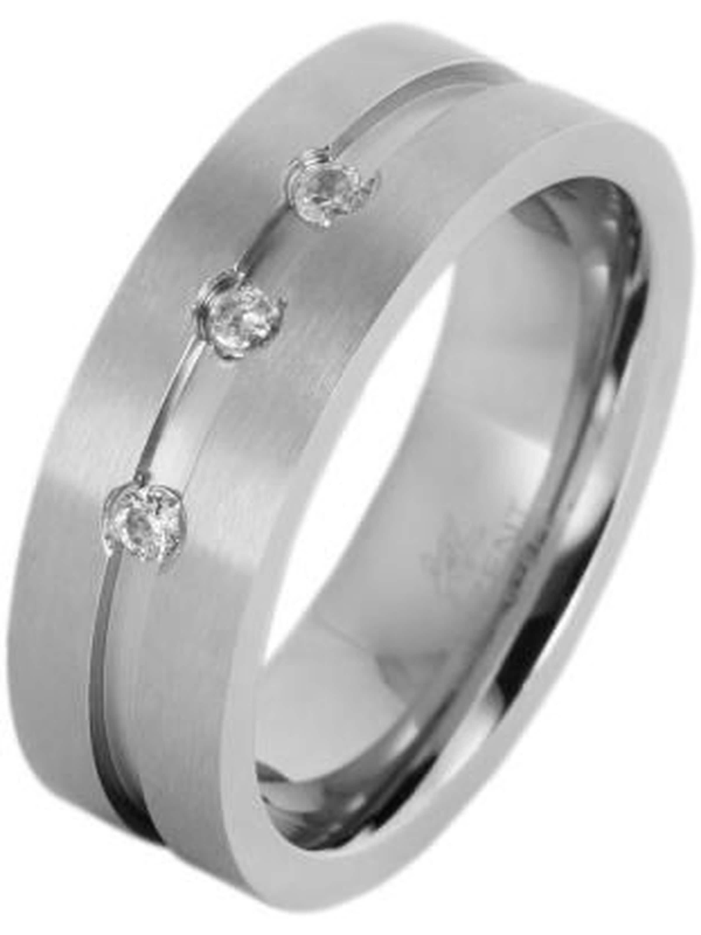 Akzent Ring 'Lacey, langlebig' in Silver: front