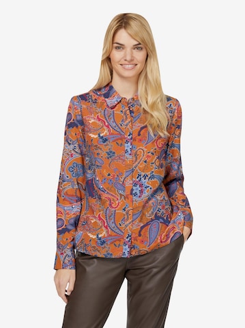 Camicia da donna di Linea Tesini by heine in arancione: frontale