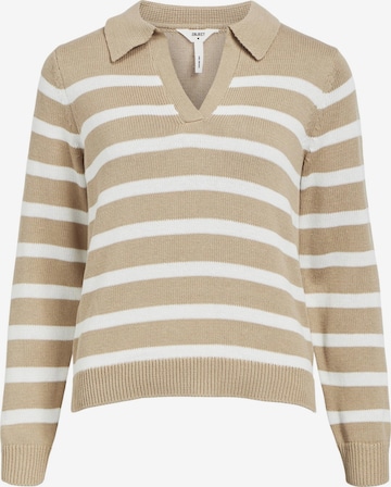 Pull-over OBJECT en beige : devant