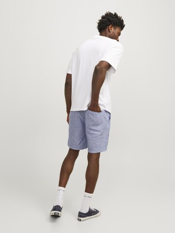 JACK & JONES Normální Chino kalhoty 'JPSTDave' – modrá