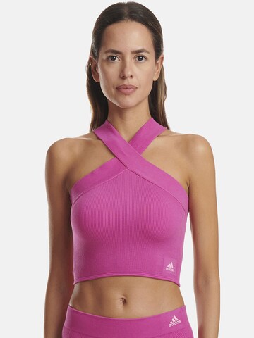 ADIDAS SPORTSWEAR Bustier BH in Rot: predná strana