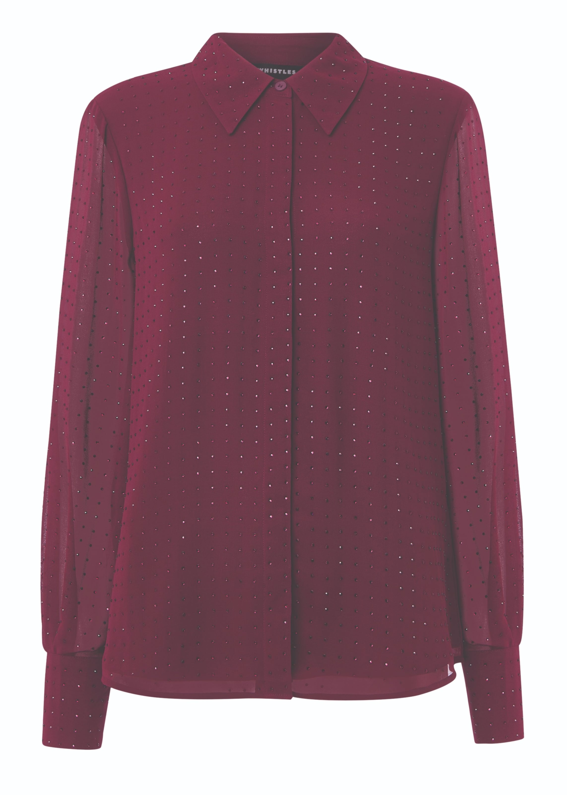 Whistles Shirt in Purple: front