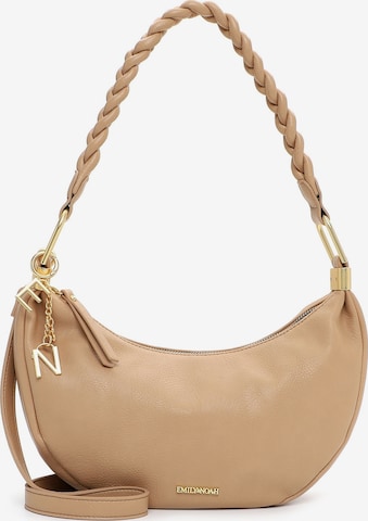 Poche ventrale 'Judith' Emily & Noah en beige : devant