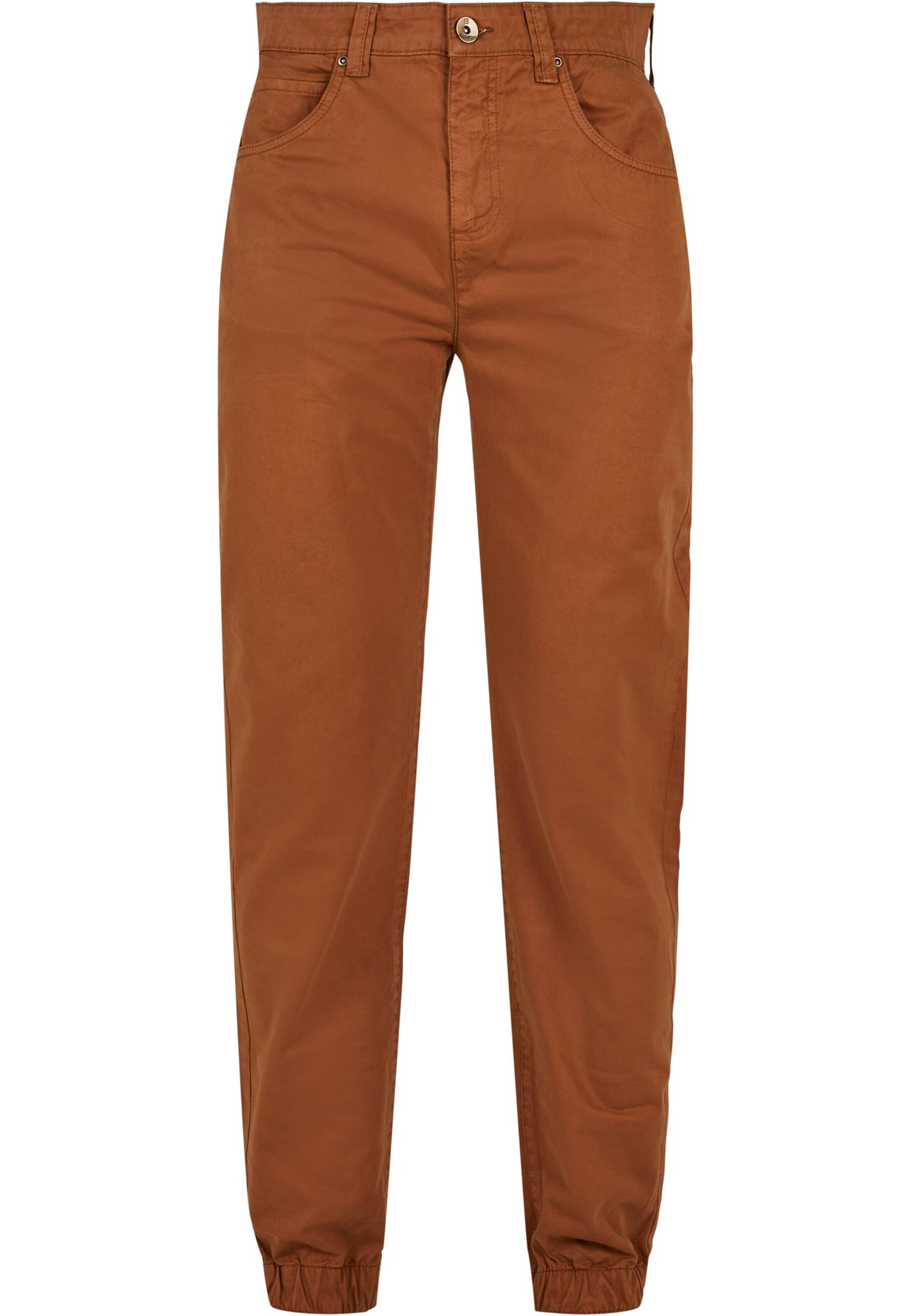 SOUTHPOLE Tapered Broek in Bruin: voorkant