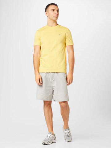 Maglietta di GANT in giallo