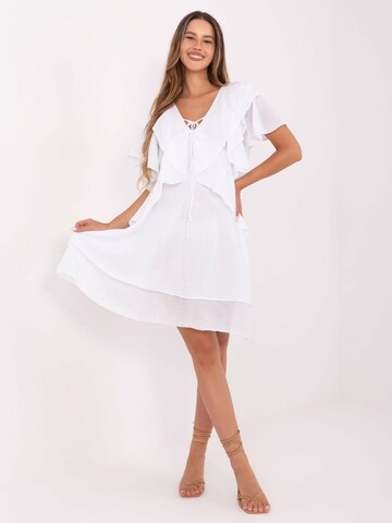 Madnezz House Kleid in Weiß: Vorderseite